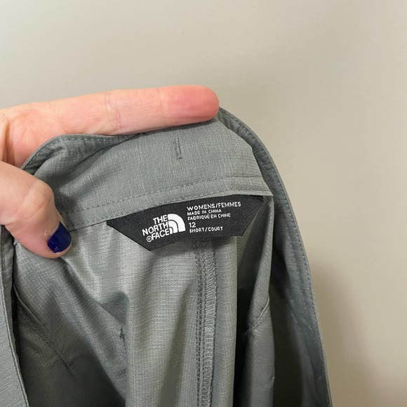 The North Face Horizon 2.0 Pant Light Weight Mid Rise Relaxed Fit Gray 12 short - Picture 4 of 10